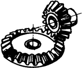 齒輪基本術語錐齒輪、準雙曲面齒輪及其齒輪副