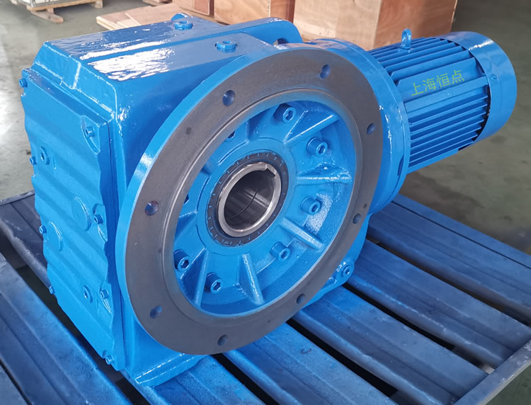 KAF107減速機 輸入配電機 輸入通孔+法蘭 實物